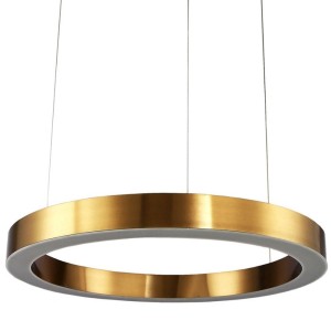 Lampa wisząca Circle ST-8848-80 brass Step into Design 2xLED 40W Stal/Akryl Mosiądz Szczotkowany