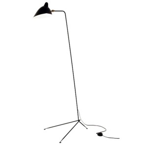 Lampa stojąca podłogowa Crane F8701 Step into Design 1xE14 40W Żelazo Czarny Matowy