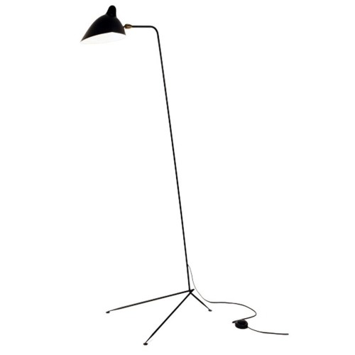 Lampa stojąca podłogowa Crane F8701 Step into Design 1xE14 40W Żelazo Czarny Matowy