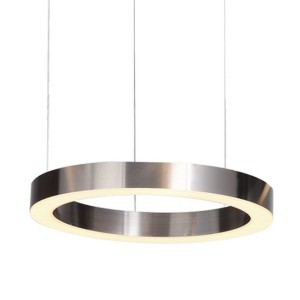 Lampa wisząca Circle ST-8848-40 NICKEL Step into Design 2xLED 21W Stal/Akryl Nikiel Szczotkowany