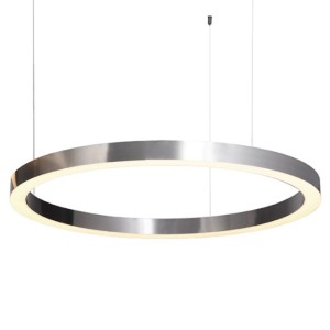 Lampa wisząca Circle ST-8848-100 NICKEL Step into Design 2xLED 52W Stal/Akryl Nikiel Szczotkowany