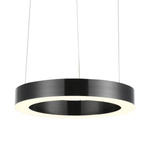 Lampa wisząca Circle ST-8848-40 black Step into Design 2xLED 21W Stal/Akryl Tytanowy Szczotkowany