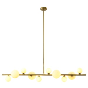 Lampa wisząca Milky Drop MP0097-10 Step into Design 10xG9 20W Żelazo Złoty Szczotkowany
