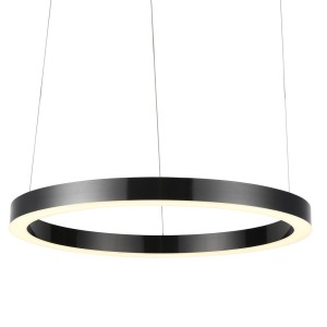 Lampa wisząca Circle ST-8848-100 black Step into Design 2xLED 52W Stal/Akryl Tytanowy Szczotkowany