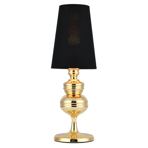 Lampa stojąca stołowa Queen MT-8046-18 black gold Step into Design 2xE27 40W Aluminium Złoty