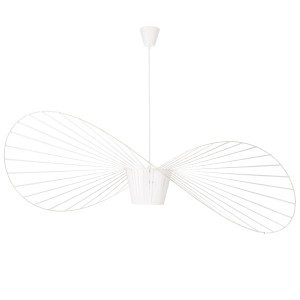 Lampa wisząca Sombrero ST-8052-200 white Step into Design 2xE27 40W Tkanina Welurowa Biały