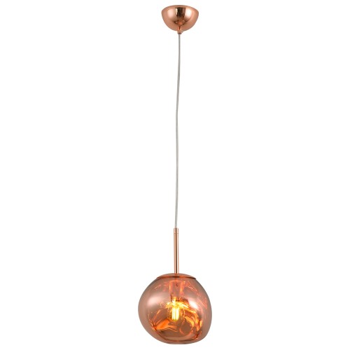 Lampa wisząca Glam MP-1239-180 Step into Design 2xE27 30W Akryl Miedziany