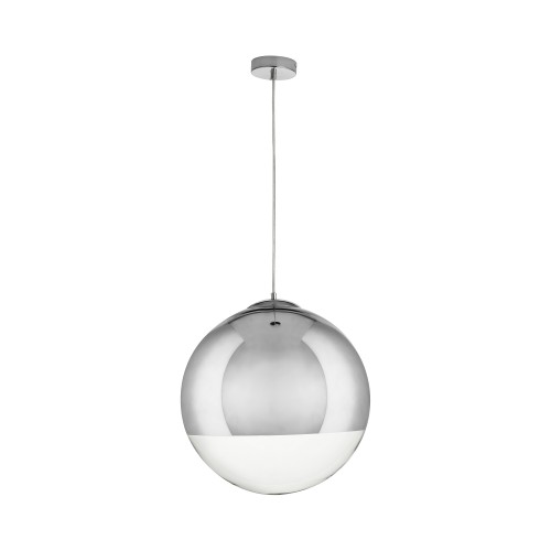 Lampa wisząca Flash MP1238-400 chrome Step into Design 2xE27 60W Szkło Lustrzane Transparentny + Chrom