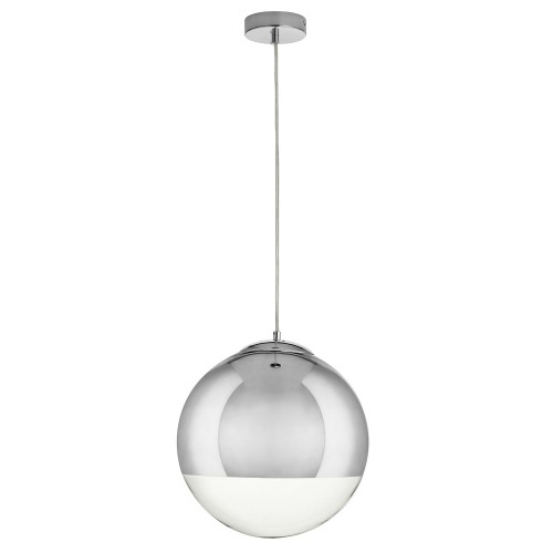 Lampa wisząca Flash MP1238-300 chrome Step into Design 2xE27 60W Szkło Lustrzane Transparentny + Chrom