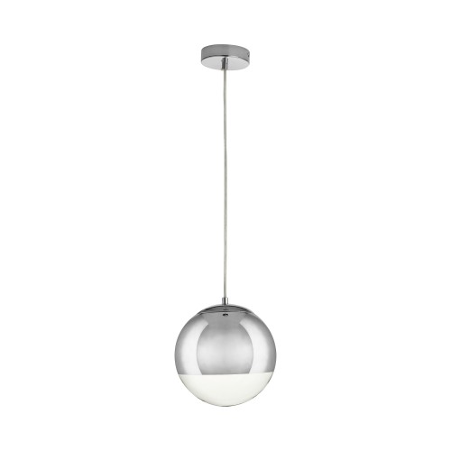 Lampa wisząca Flash MP1238-200 chrome Step into Design 2xE27 60W Szkło Lustrzane Transparentny + Chrom