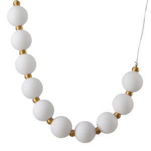 Lampa wisząca Coralli DP0228-L310 Step into Design 2xLED 24W Metal Biały Matowy