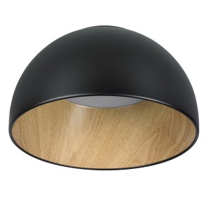 Lampa sufitowa plafon Padella ST-9493C/A black Step into Design 2xLED 9W Aluminium Czarny Matowy