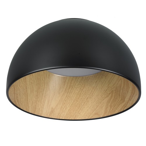 Lampa sufitowa plafon Padella ST-9493C/A black Step into Design 2xLED 9W Aluminium Czarny Matowy
