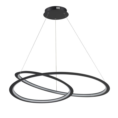 Lampa wisząca Spirello ST-8826P/B Step into Design 1xLED 40W Aluminium/Akryl Czarny