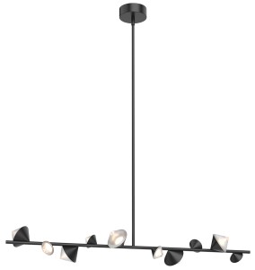 Lampa wisząca Cone ST-10307-130 black Step into Design 3xLED 33W Aluminium/Akryl Czarny