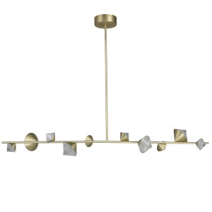 Lampa wisząca Cone ST-10307-130 gold Step into Design 3xLED 33W Aluminium/Akryl Złoty