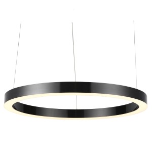 Lampa wisząca Circle ST-8848-120 black Step into Design 2xLED 62W Stal/Akryl Tytanowy Szczotkowany