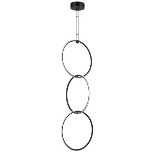 Lampa wisząca Coco ST-10339P/3H Step into Design 2xLED 43W Metal/Akryl Czarny