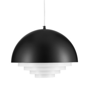 Lampa wisząca Diverso ST-10055P black matt Step into Design 1xE27 60W Metal Czarny Matowy