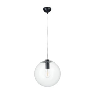 Lampa wisząca Tonda ST-8722P-M black Step into Design 1xE27 60W Szkło/Metal Czarny