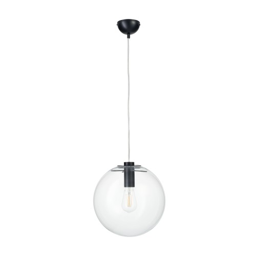 Lampa wisząca Tonda ST-8722P-M black Step into Design 1xE27 60W Szkło/Metal Czarny