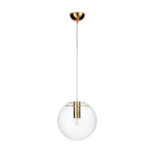 Lampa wisząca Tonda ST-8722P-S gold Step into Design 1xE27 60W Szkło/Metal Złoty