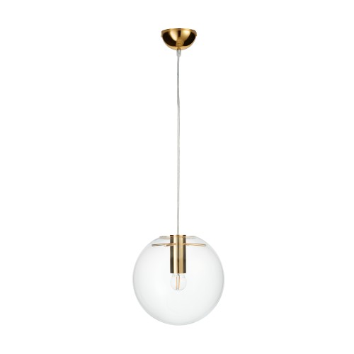 Lampa wisząca Tonda ST-8722P-S gold Step into Design 1xE27 60W Szkło/Metal Złoty