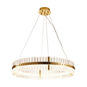 Lampa wisząca Aura DN925-85 Step into Design 1xLED 60W Metal/Szkło Złoty Połysk
