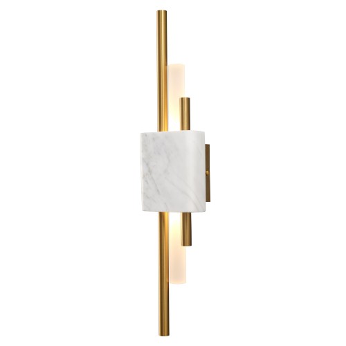Lampa ścienna Ellie ST-7007W-WHITE Step into Design 1xLED 5W Marmur Naturalny/Metal Złoty