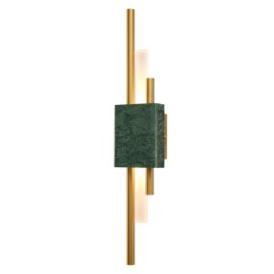 Lampa ścienna Ellie ST-7007W-GREEN Step into Design 1xLED 5W Marmur Naturalny/Metal Złoty