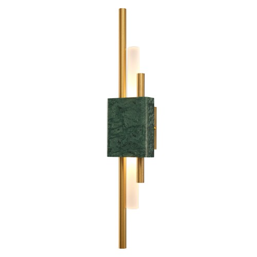Lampa ścienna Ellie ST-7007W-GREEN Step into Design 1xLED 5W Marmur Naturalny/Metal Złoty