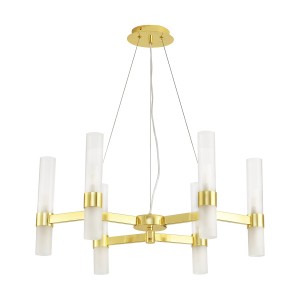 Lampa wisząca Candela DN1505-6 gold Step into Design 12xG9 20W Metal Złoty