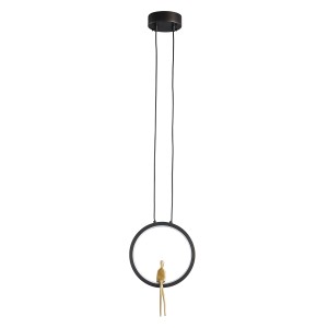 Lampa wisząca Amici ST-D7774 black Step into Design 1xLED 7W Aluminium Czarny