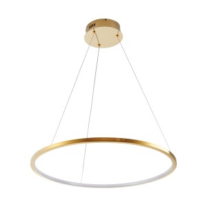 Lampa wisząca Circle Slim ST-10112P-D600 Step into Design 1xLED 19W Stal Złoty