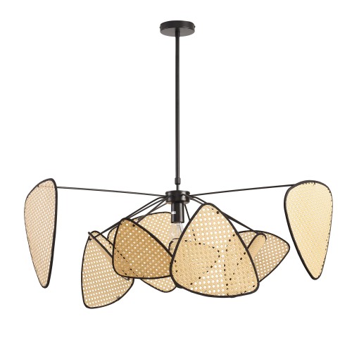 Lampa wisząca Natura ST-DN1350-10 Step into Design 1xE27 40W Rattan/Metal Beż