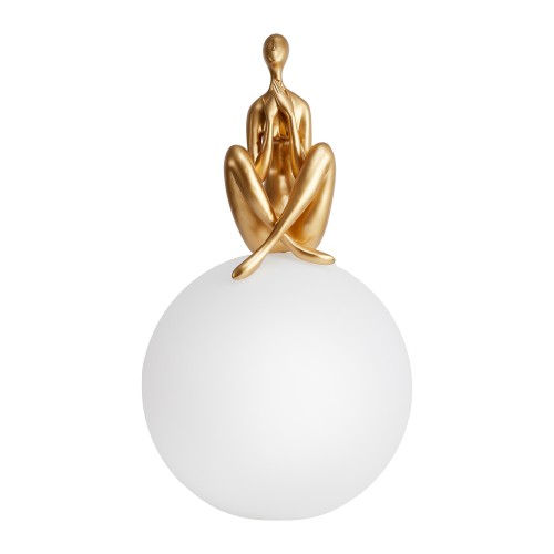 Lampa stojąca stołowa Woman ST-6022-C gold Step into Design 1xE27 40W Włókno Szklane Złoty