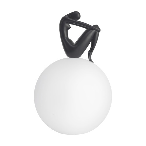 Lampa stojąca stołowa Woman ST-6020-B black Step into Design 1xE27 40W Włókno Szklane Czarny
