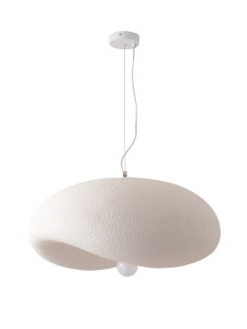 Lampa wisząca Stone Flat DN429-400 Step into Design 1xE27 40W Tworzywo Biały