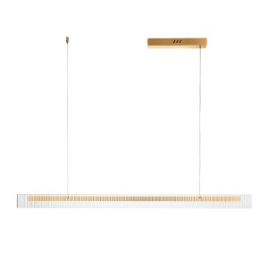 Lampa wisząca Longin ST-10538P-L120 Step into Design 1xLED 15W Metal/Szkło Złoty Szczotkowany