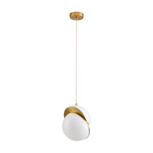 Lampa wisząca Orbita DP0067-200 Step into Design 1xE27 25W Metal Mosiądz Szczotkowany