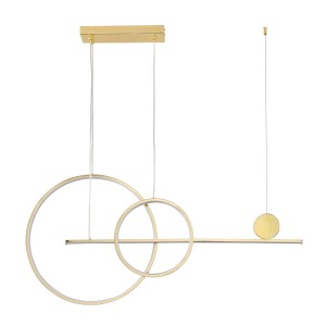 Lampa wisząca New Age MP0082-L120 gold Step into Design 3xLED 40W Aluminium Złoty