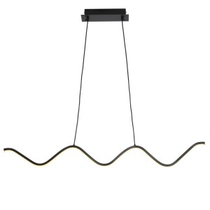 Lampa wisząca Zigzag ST-MD240602 BLACK Step into Design 1xLED 13W Metal/Aluminium Czarny