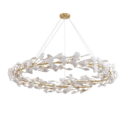 Lampa wisząca Botanika XY080P-150 Step into Design 15xG9 20W Metal Złoty