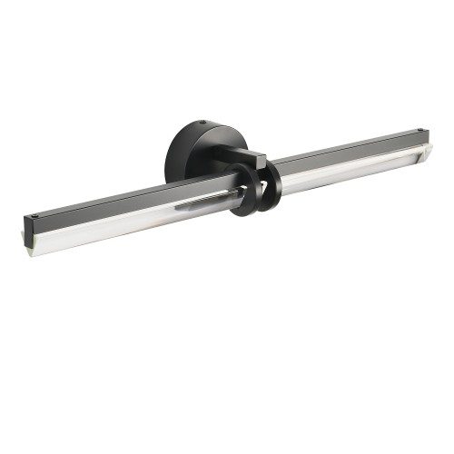 Lampa ścienna Lovely ST-DN1621-BLACK Step into Design 1xLED 5W Metal/Kryształ Szklany K9 Czarny