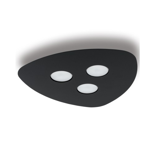 Lampa sufitowa plafon ORGANIC 8302 Nowodvorski 3x12W GX53 Stal lakierowana Czarny