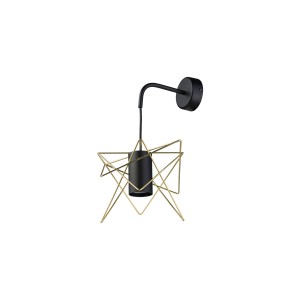 Lampa ścienna kinkiet GSTAR 8285 Nowodvorski 10W LED GU10 R50 Stal mosiądzowana Mosiądz