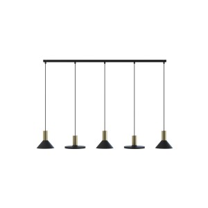 Lampa wisząca HERMANOS 8032 Nowodvorski 5x10W GU10 R50 Stal lakierowana Czarny