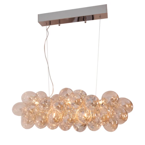 Lampa wisząca Gross 4200880-5503 By Rydens 8xG9 40W Metal/Szkło Bursztynowy