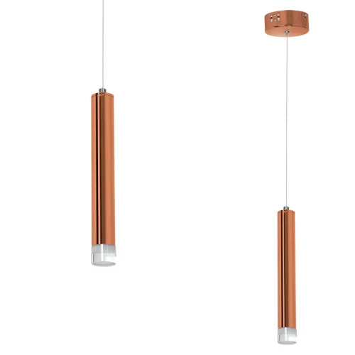 Lampa wisząca COPPER ML984 Milagro 5W LED Metal + Akryl Miedziany