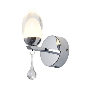 Lampa ścienna kinkiet OVO ML304 Milagro 5W LED Metal + Akryl Chrom